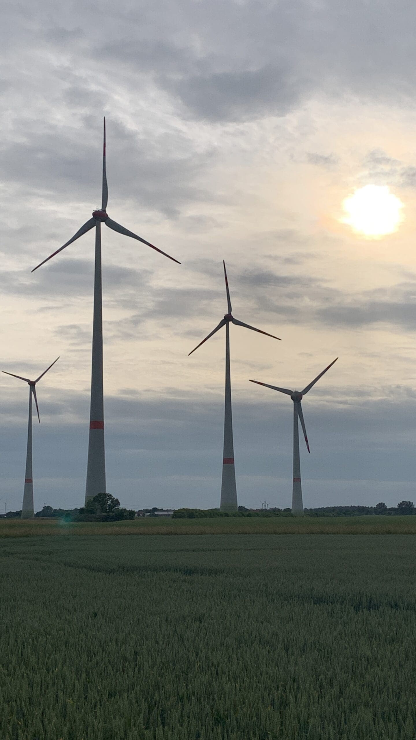 Wind Turbine Park in Sunset – Germany 02- By Stephan Lämmle